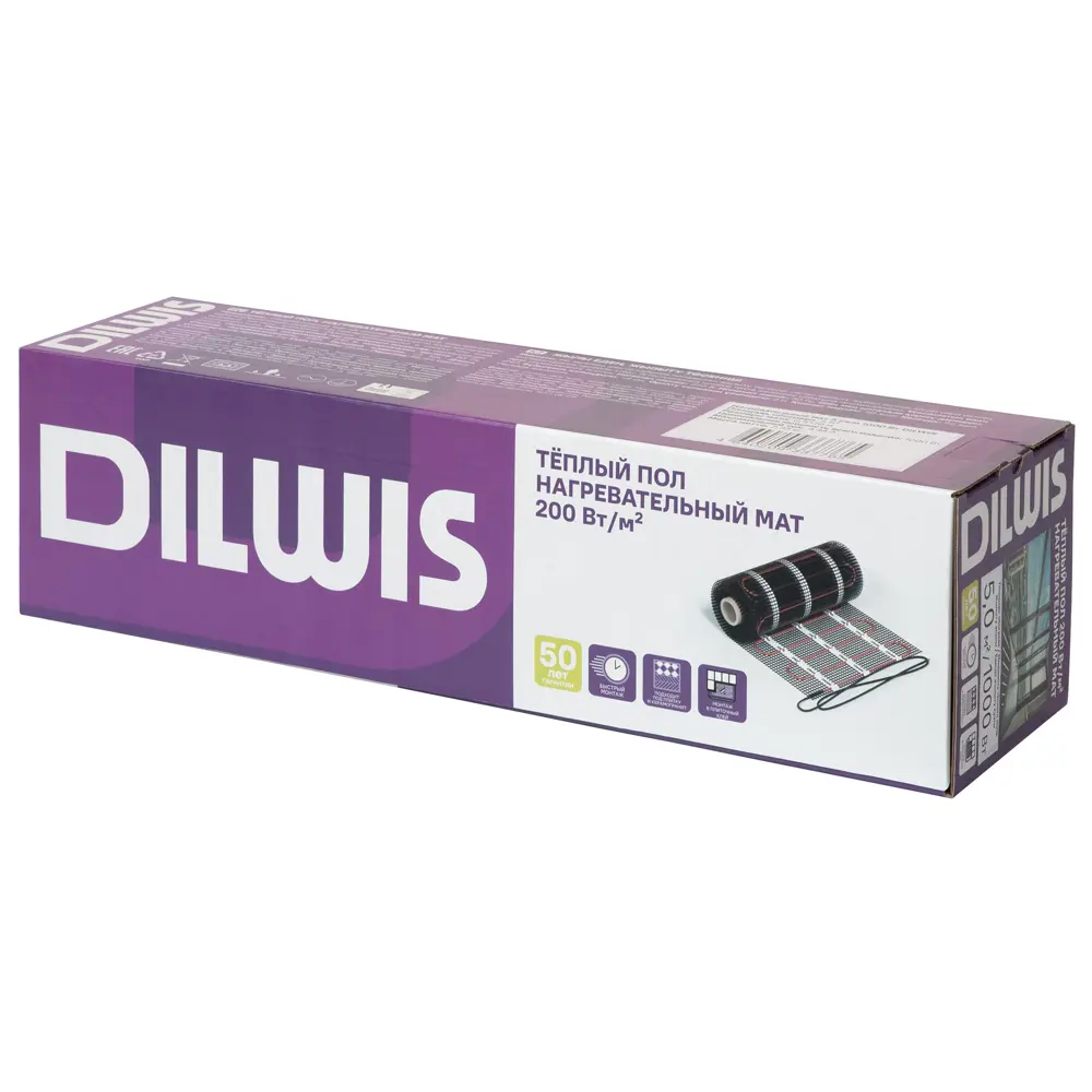DILWIS Нагревательный мат для системы теплого пола 2 м² 89398474 STLM-1334316 - Вид №1