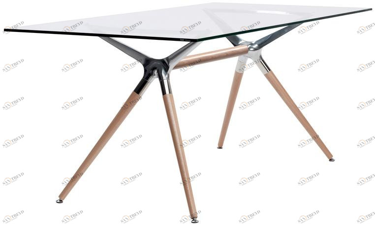SCAB DESIGN Прямоугольный стол из закаленного стекла Metropolis sun-id-1402333