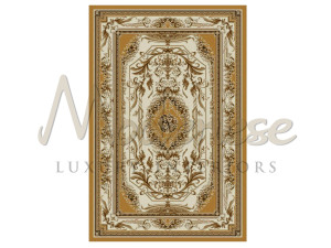 Шелковый прямоугольный ковер