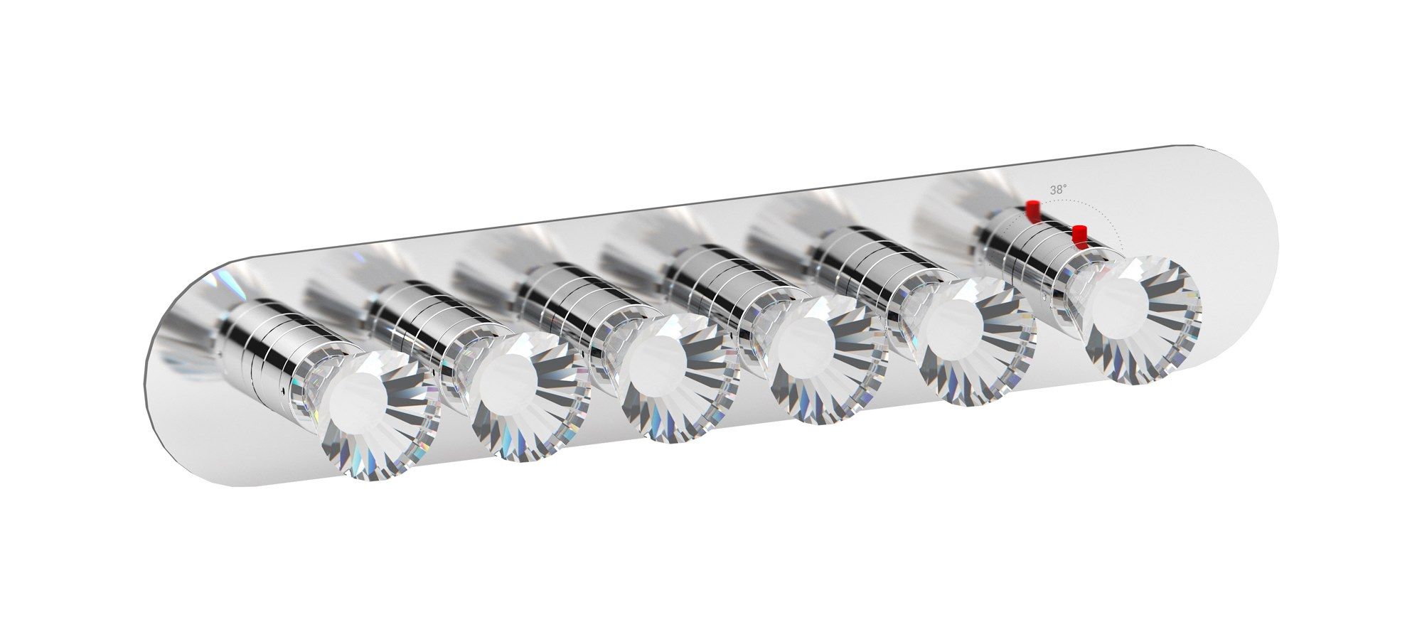 Термостатический смеситель для душа с пластиной IB Aqua ARCH-00111136 - Вид №4