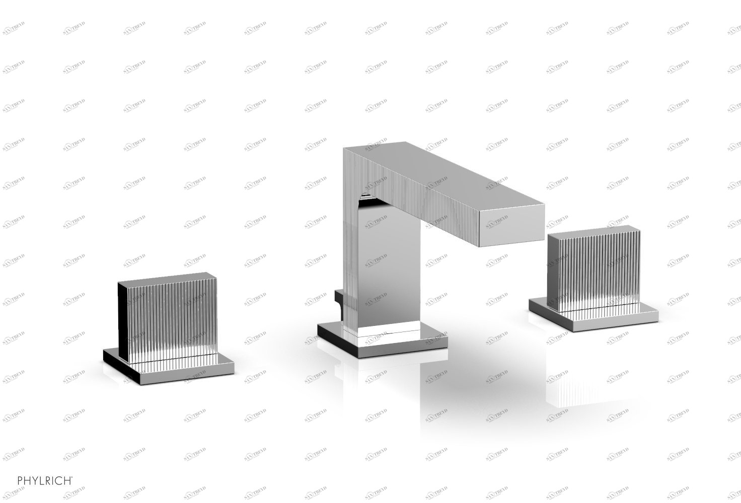 Комплект и ручки STRIA Phylrich  291L-01-026 Хромированный 