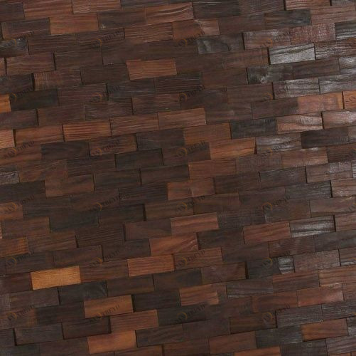 Мозаика и 3D панели из дерева Tarsi 3D Рубка Термоясень 3д (мозаика панели), брашированная (3Д (мозаика панели), Брашированная) 324х300 мм 3Д4Т21