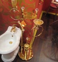 Стойка 4-х функциональная MIGLIORE.CRistalia ML.CRS-60.244.DO - золото  - Вид №1