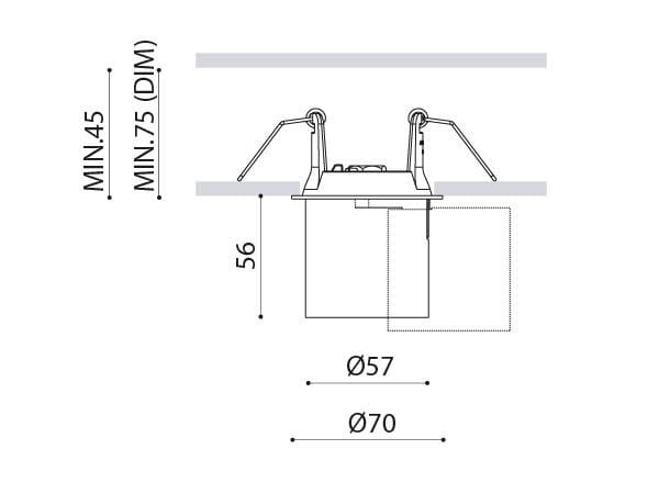 Алюминиевый регулируемый светодиодный прожектор Arkoslight Flip ARCH-00109450 - Вид №6