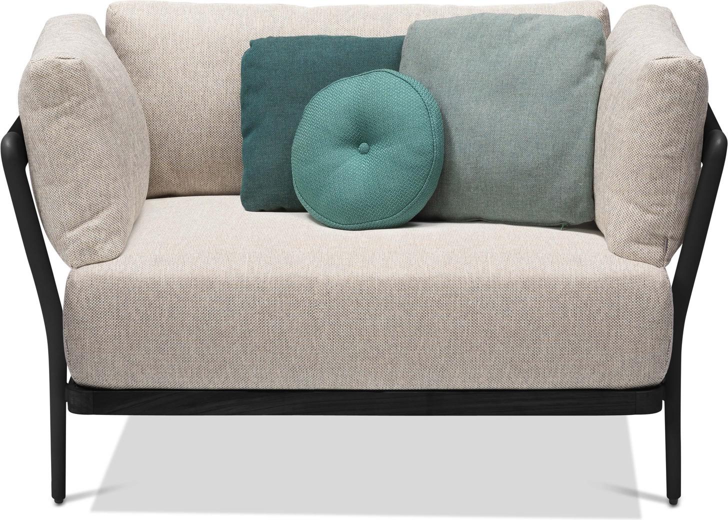 MNST1189 1 мест. teak nero черный Manutti Flex - Вид №3