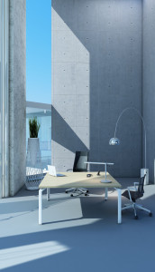 Деревянный квадратный стол для встреч