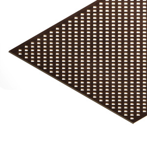 Панель декоративная перфорированная без рамки 1112х512 мм Глория венге