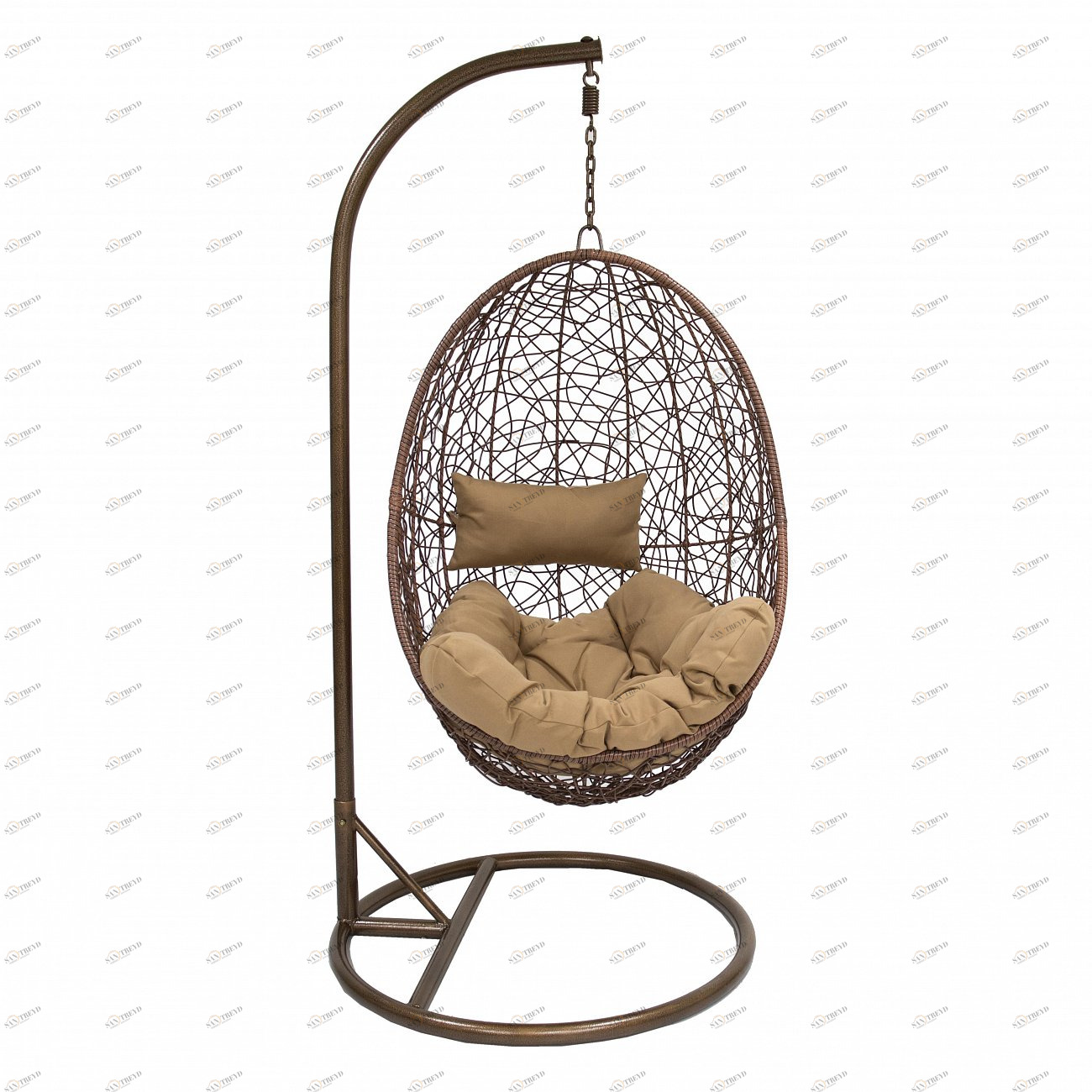 Подвесное кресло коричневое Leset Sails IMPEX  00-3885767 Бежевый;коричневый 