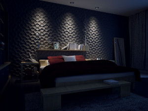 Трехмерное гипсовое покрытие