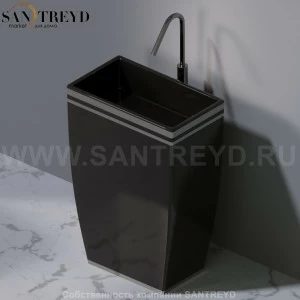 L110476P Напольная раковина стоящая прямоугольная A. e T. Italia Tower