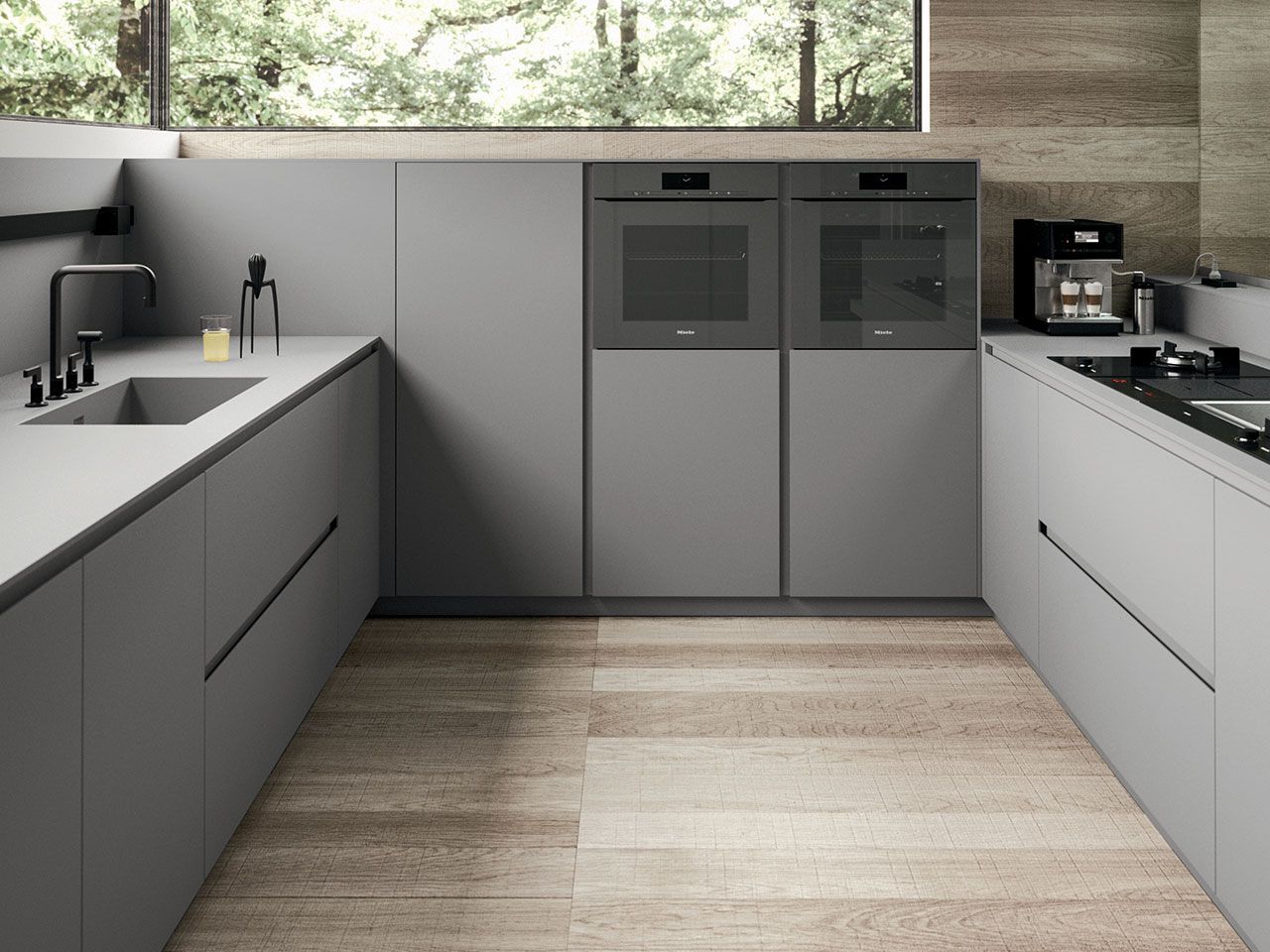 Встроенная кухня с полуостровом Arrital Ak_04 ARCH-00097372 - Вид №3