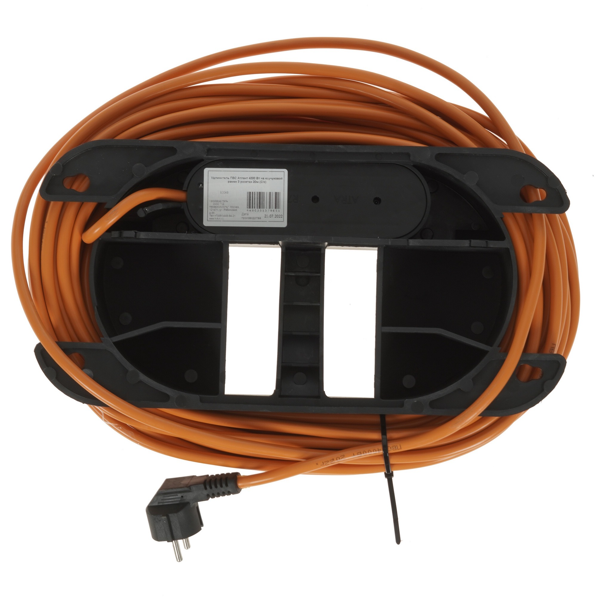 Удлинитель силовой Атлант 80049 оранжевый 5055848 STDN-0118789 - Вид №3