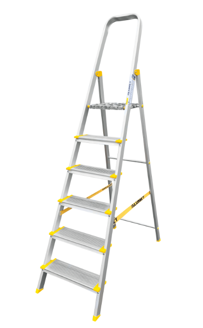 Стремянка односекционная Алюмет АS706 9124876 STDN-0013984