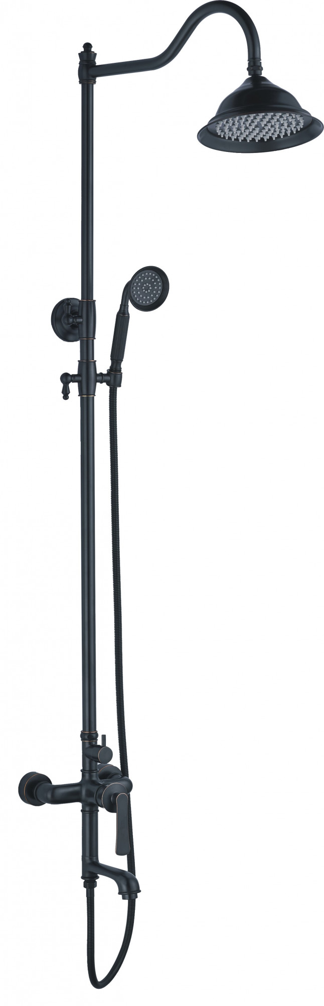 HB24181-7 Душевая система , черный Haiba 