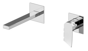 Однорычажный настенный смеситель для раковины