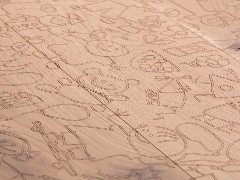 mafi Дубовый пол Carving C004 bkw - Вид №3