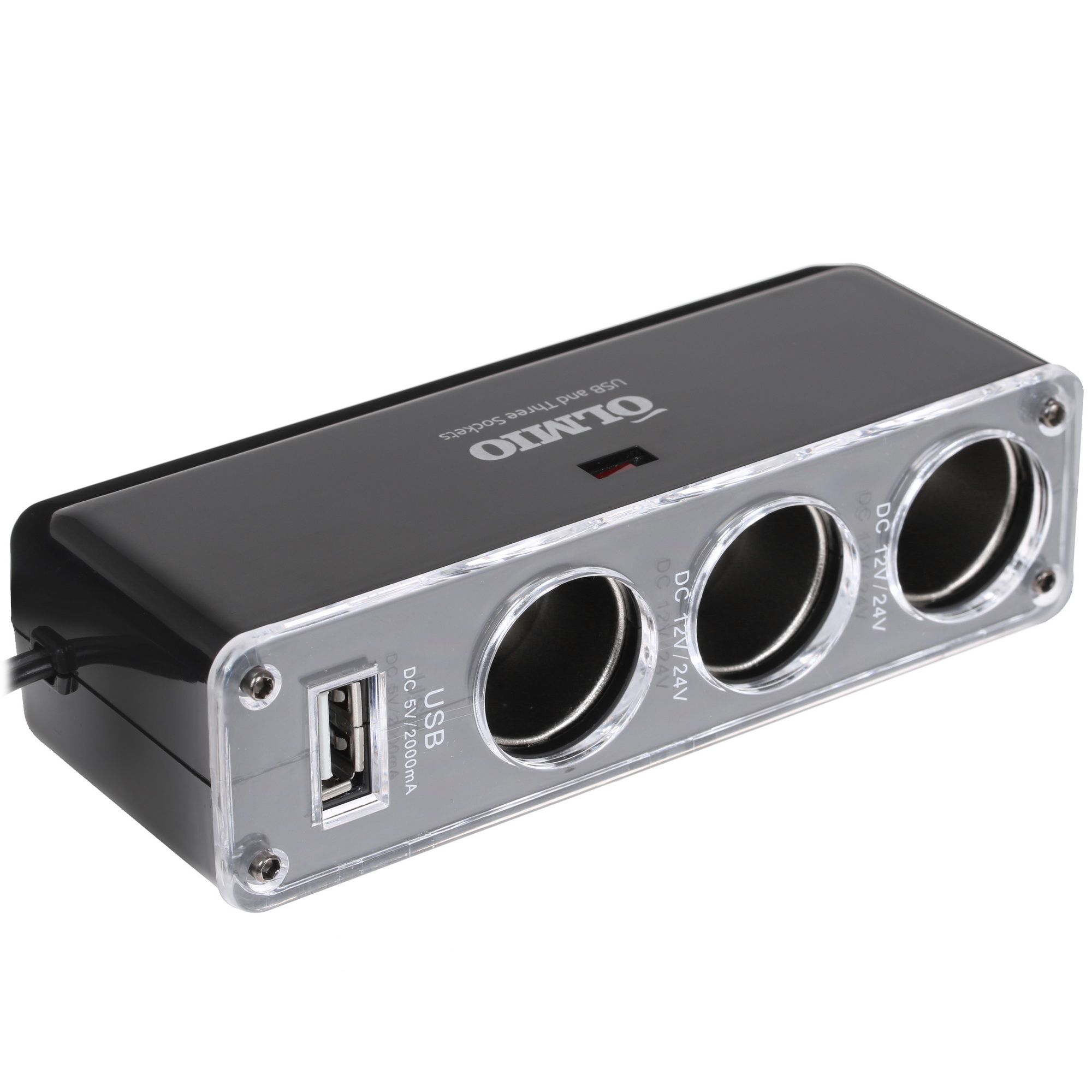 1385493 Разветвитель автоприкуривателя OLMIO CC-04 STDN-0066400