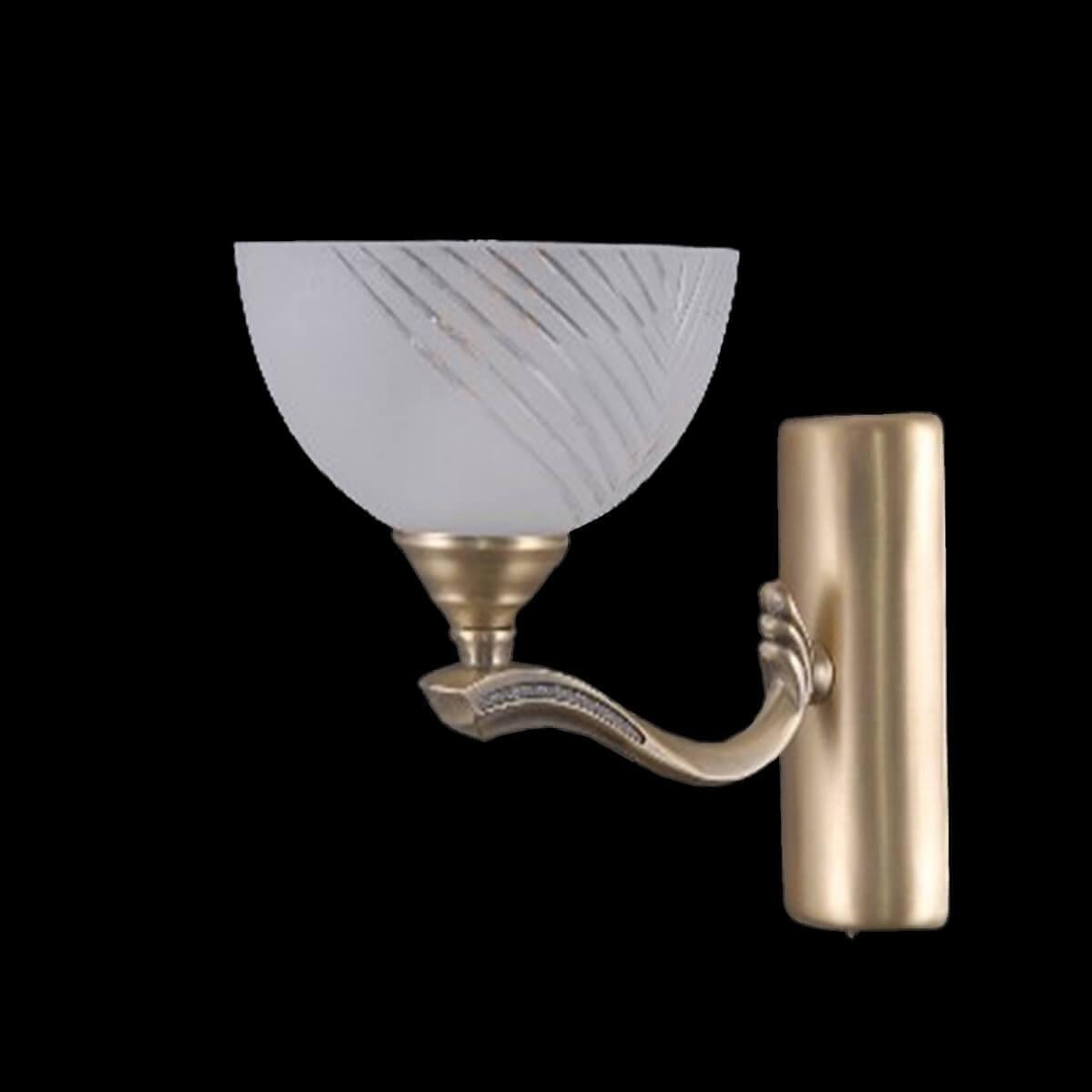 Бра со стеклянным плафоном белое "Афродита" 317024601 MW-LIGHT АФРОДИТА 00-3930258 Белый;золото  - Вид №1