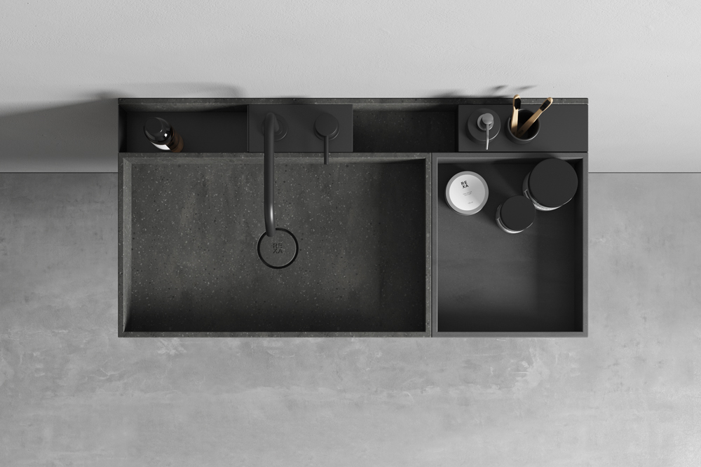 Rexa Design Умывальник с органайзером и подносами REXA-ST295  - Вид №6