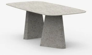 Miter Овальный обеденный стол из керамогранита Alai
