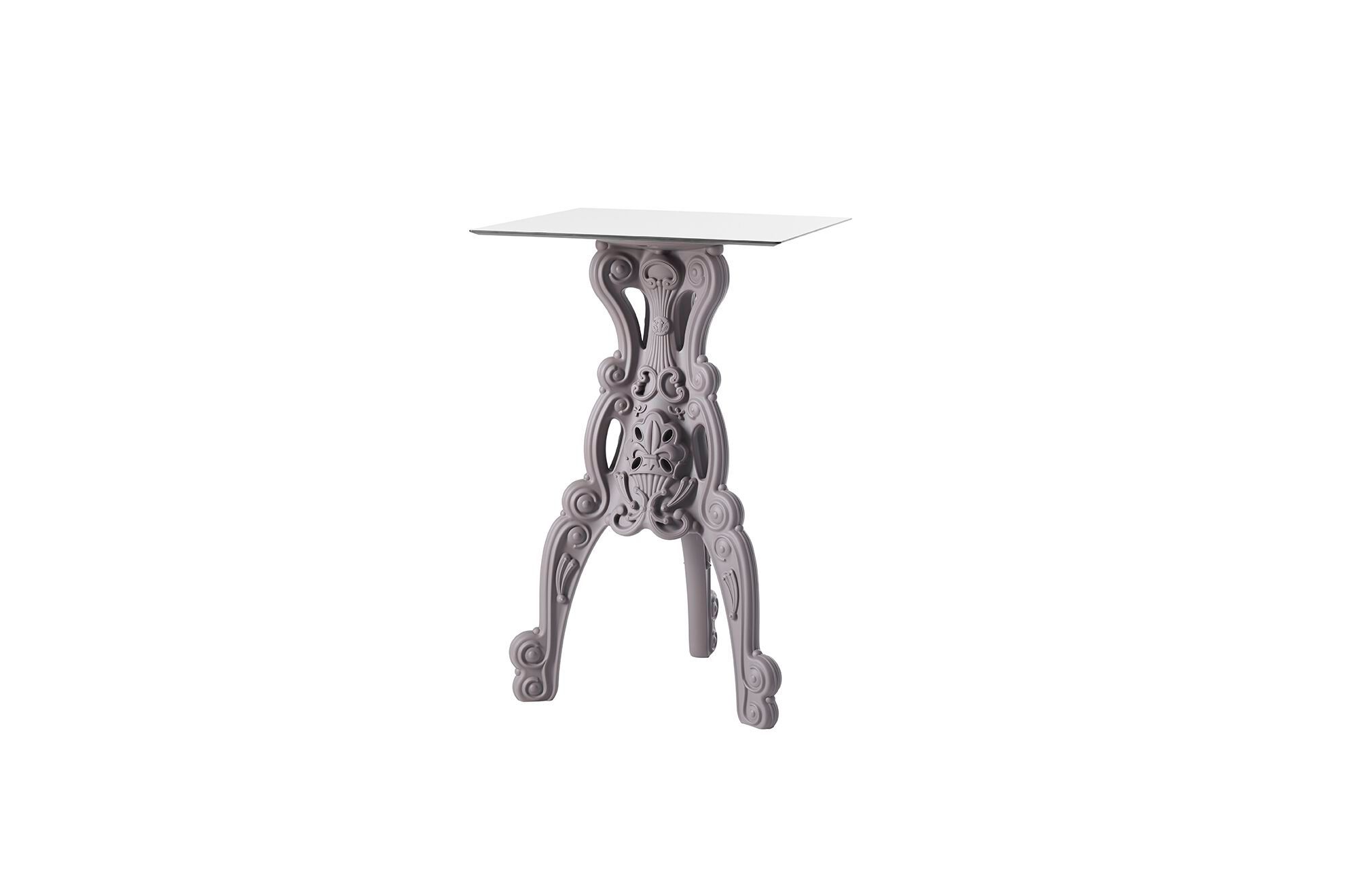 Высокий квадратный стол из полиэтилена для контракта SLIDE Дизайн любви ARCH-00091539 - Вид №3