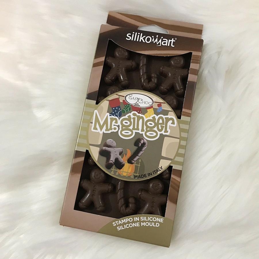 22.112.77.0065 Форма для приготовления конфет mr ginger силиконовая Silikomart  - Вид №2