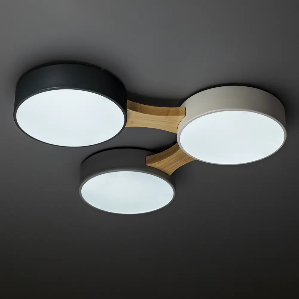 Люстра потолочная светодиодная Ritter Scandia 52070 2 42 Вт 15 м² регулируемый белый свет цвет серый STLM-2176457 - Вид №2