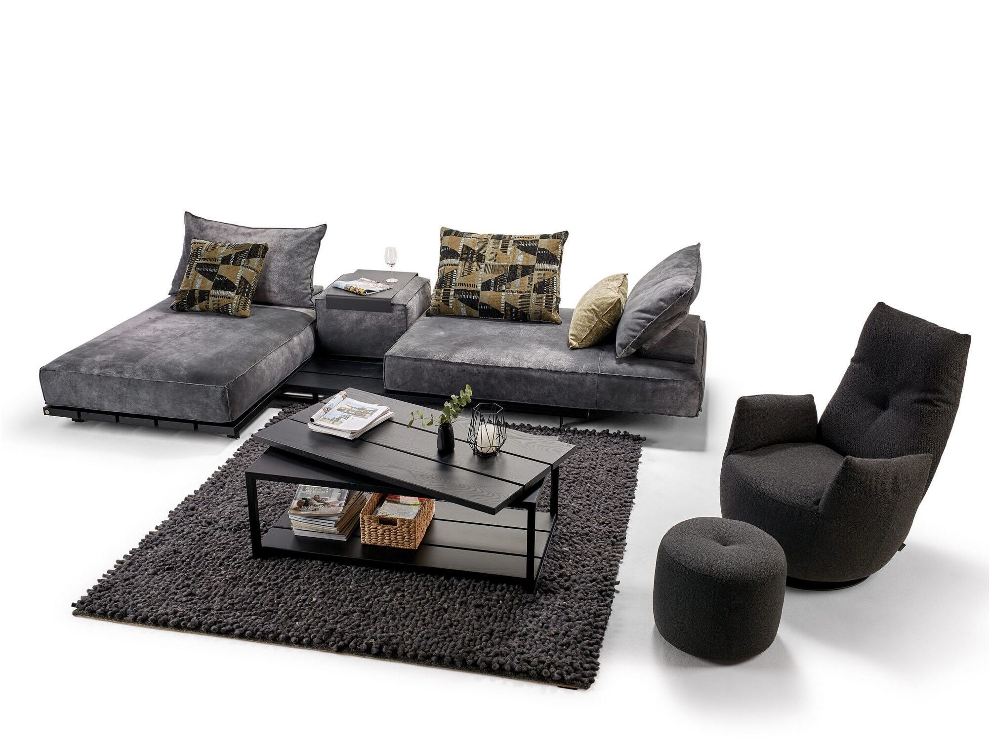 Диван с полуостровом Bullfrog TAO ARCH-00127525 - Вид №5