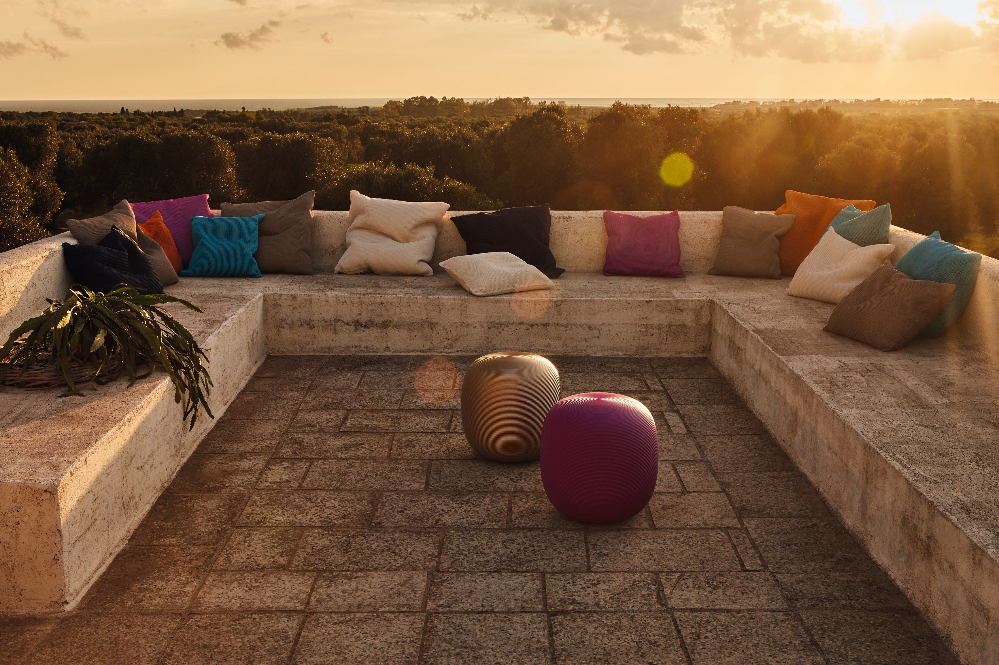 Круглый пуф из Poleasy® MY YOUR Pandora ARCH-00054687 - Вид №5