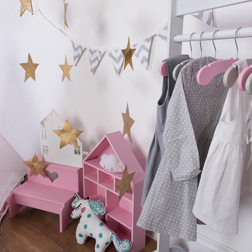 Табурет-лестница детский розовый VAMVIGVAM  282236 Розовый Santreyd  - Вид №7