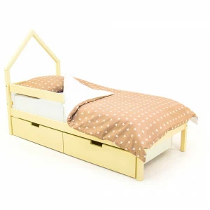 Детская кровать-домик мини Svogen бежевая БЕЛЬМАРКО  326838 Бежевый