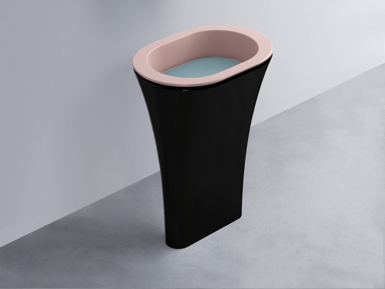 AMLA65-CP+AMPILO-PL+AMCOLO-N Раковина Amedeo Ovale отдельностоящая cielo Enjoy + Amedeo Ceramica Cielo