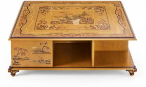 OAK Квадратный деревянный журнальный столик Galleria