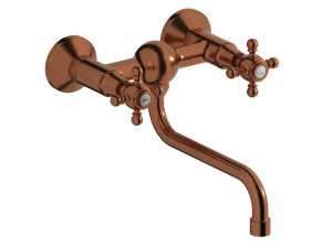 Настенный смеситель для кухни с 2 отверстиями