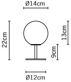 Fabbian Настольная лампа из стекла Lumi sfera sun-id-1360882 - Вид №4