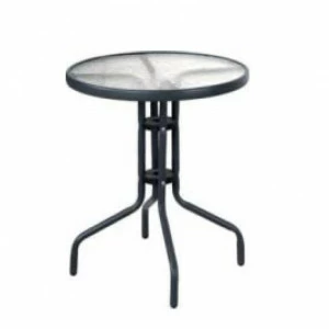 Столик кофейный черный "Асоль" AFINA МЕБЕЛЬ ДЛЯ ЛЕТНЕГО КАФЕ 130421 Черный
