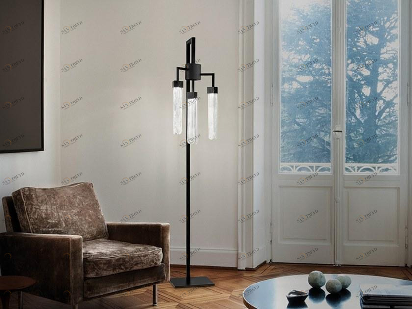 Masiero Светодиодный торшер из металла и стекла Blake sun-id-1444752