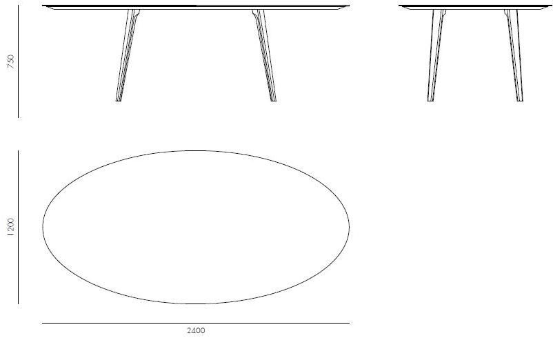 Novamobili Овальный стол Details sun-id-1461444 - Вид №4