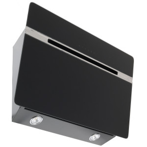 1106557 Вытяжка наклонная Jetair VIKI BL/A/90 черный/серый