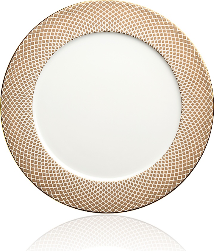 10621278 Rosenthal Тарелка подстановочная Rosenthal Францис Карро Беж 33см, фарфор Фарфор 