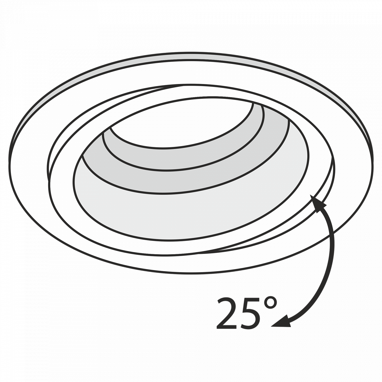 Встраиваемый спот черный Technical Akron DL025 TECHNICAL DOWNLIGHT 00-3957192 Черный  - Вид №1