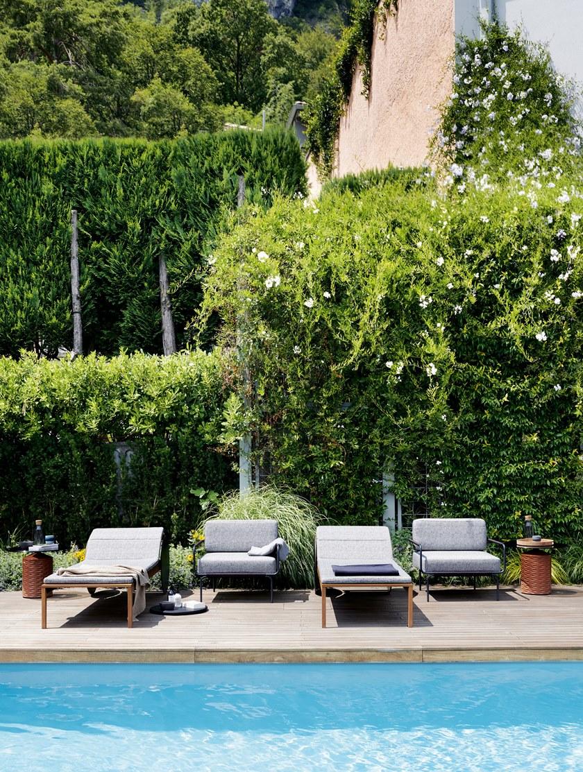 Potocco Садовое кресло с подлокотниками, обитое тканью June 921/pl - Вид №4