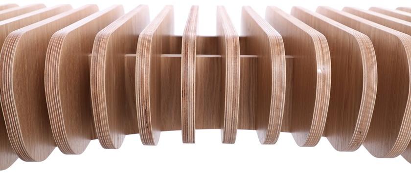 Скамейка из фанерованной древесины B Santreyd sun-id-1508526 - Вид №8