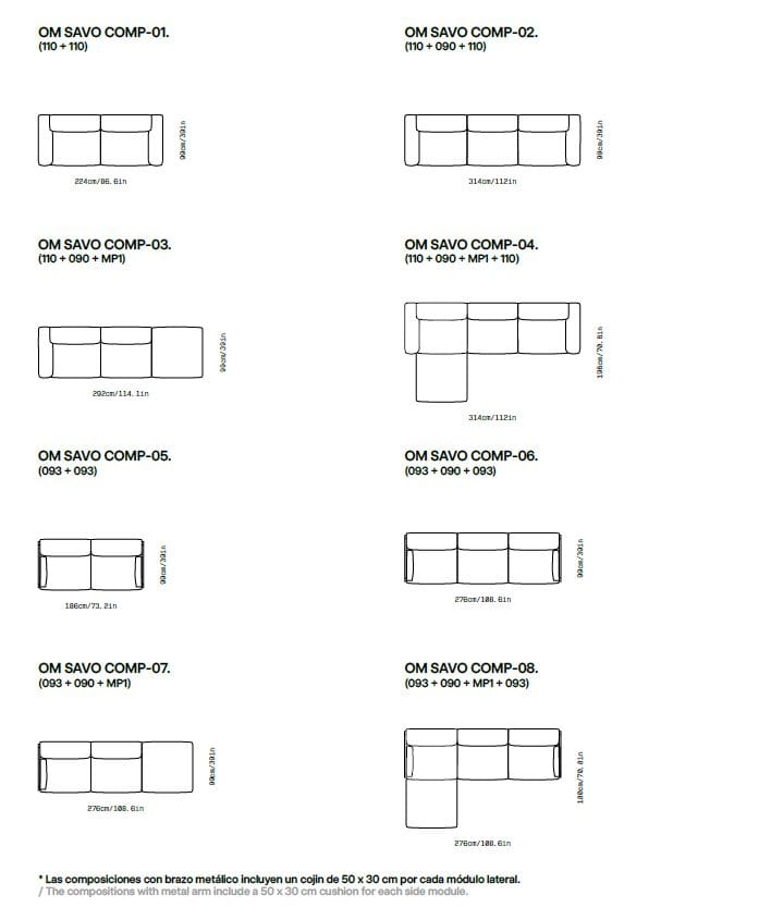 Модульный тканевый диван Omelette Editions Savoye ARCH-00126393 - Вид №7