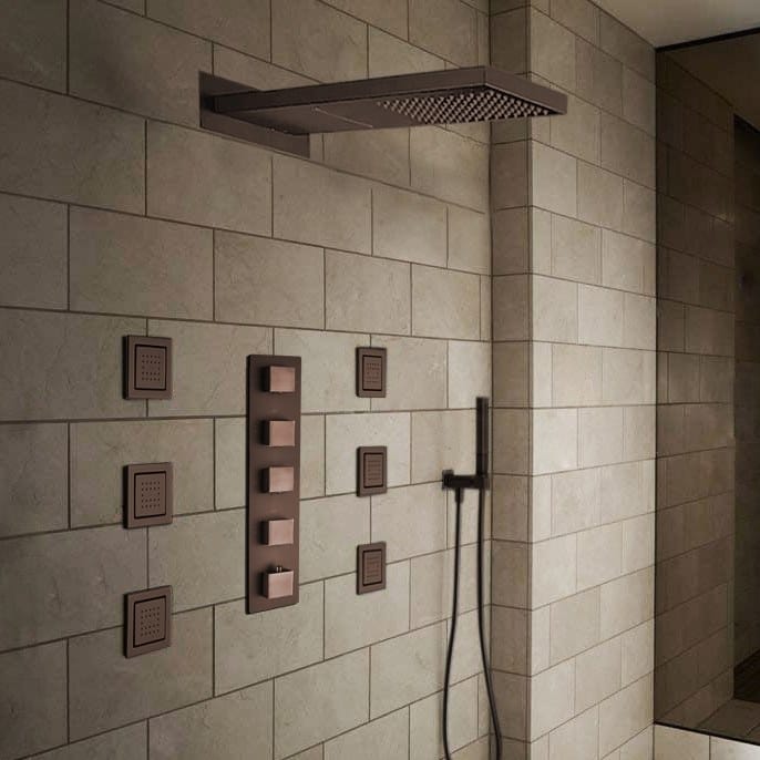 Встраиваемый набор для душа с ручным душем Fontana Showers FS-762-ORB ARCH-00127039 - Вид №1