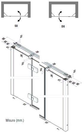 Samo Душевая ниша с трехстворчатой ​​дверью Eccelsa sun-id-1499868 - Вид №10