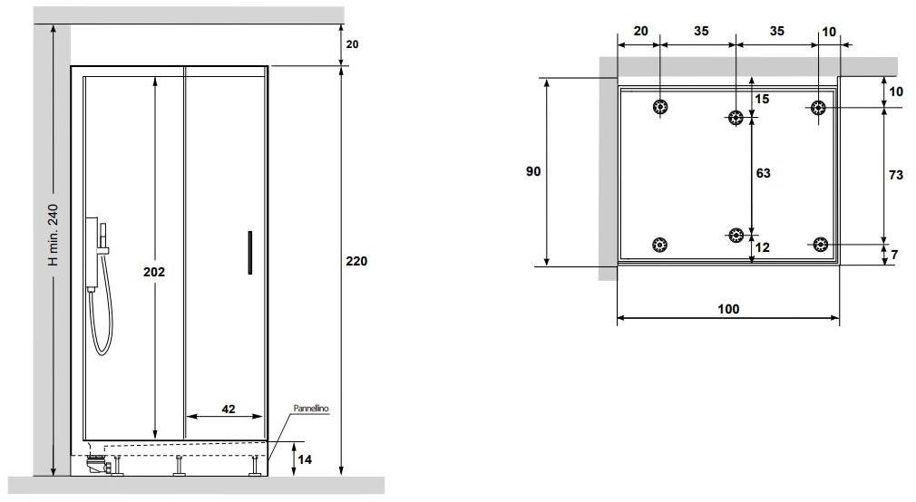 Gruppo Geromin Многофункциональная душевая кабина из хрусталя с турецкой баней Soul sun-id-1501817 - Вид №13