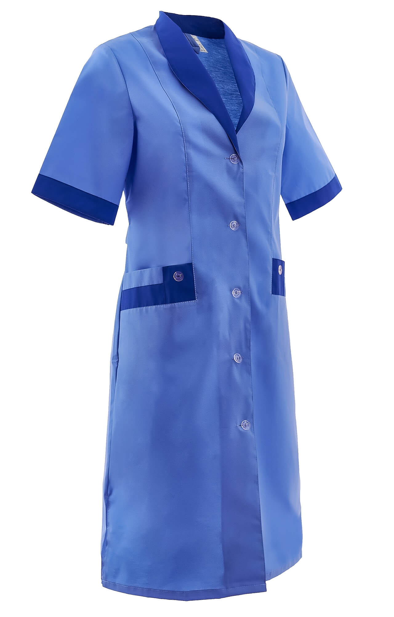 61744 Халат "Радуга" короткий рукав  Одежда для обслуживающего персонала  размер 44 Спецодежда  - Вид №2