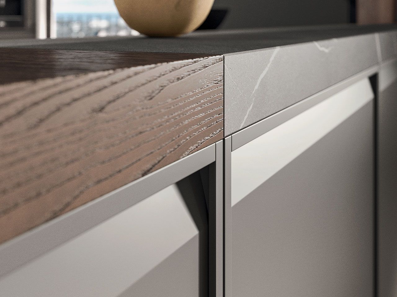 Встроенная кухня с полуостровом Arrital Ak_07 ARCH-00004663 - Вид №4