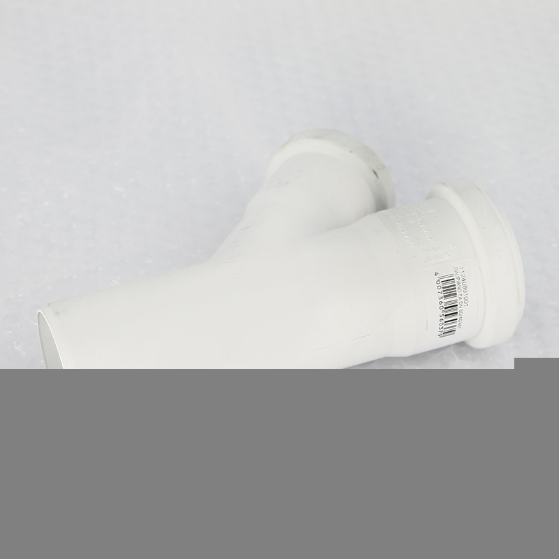 Тройник Rehau с резиновыми уплотнениями d50/40 45" RAUPIANO Plus 124089 - Вид №2